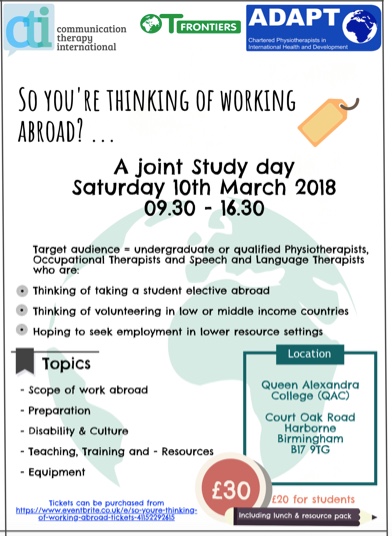 Working Overseas Study Day